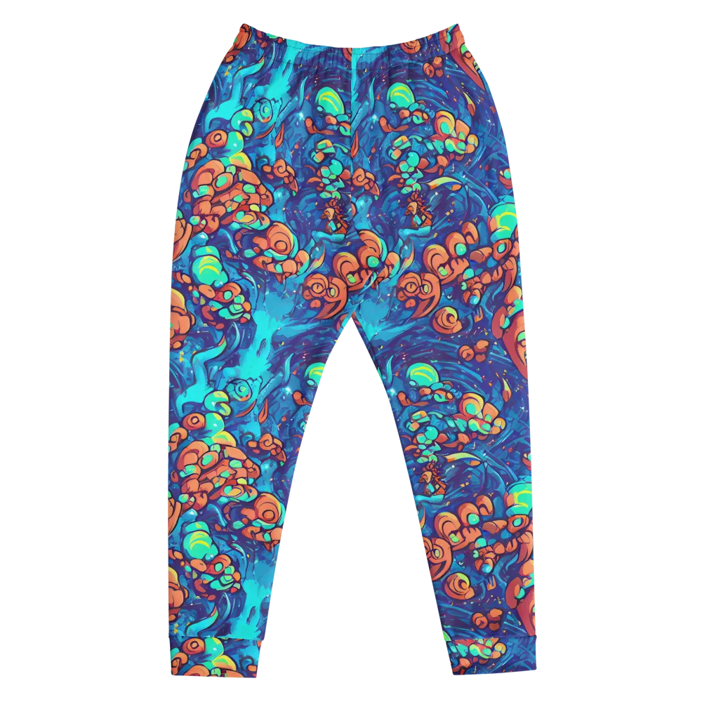 Vivid Submersion on Men's Joggers — Front