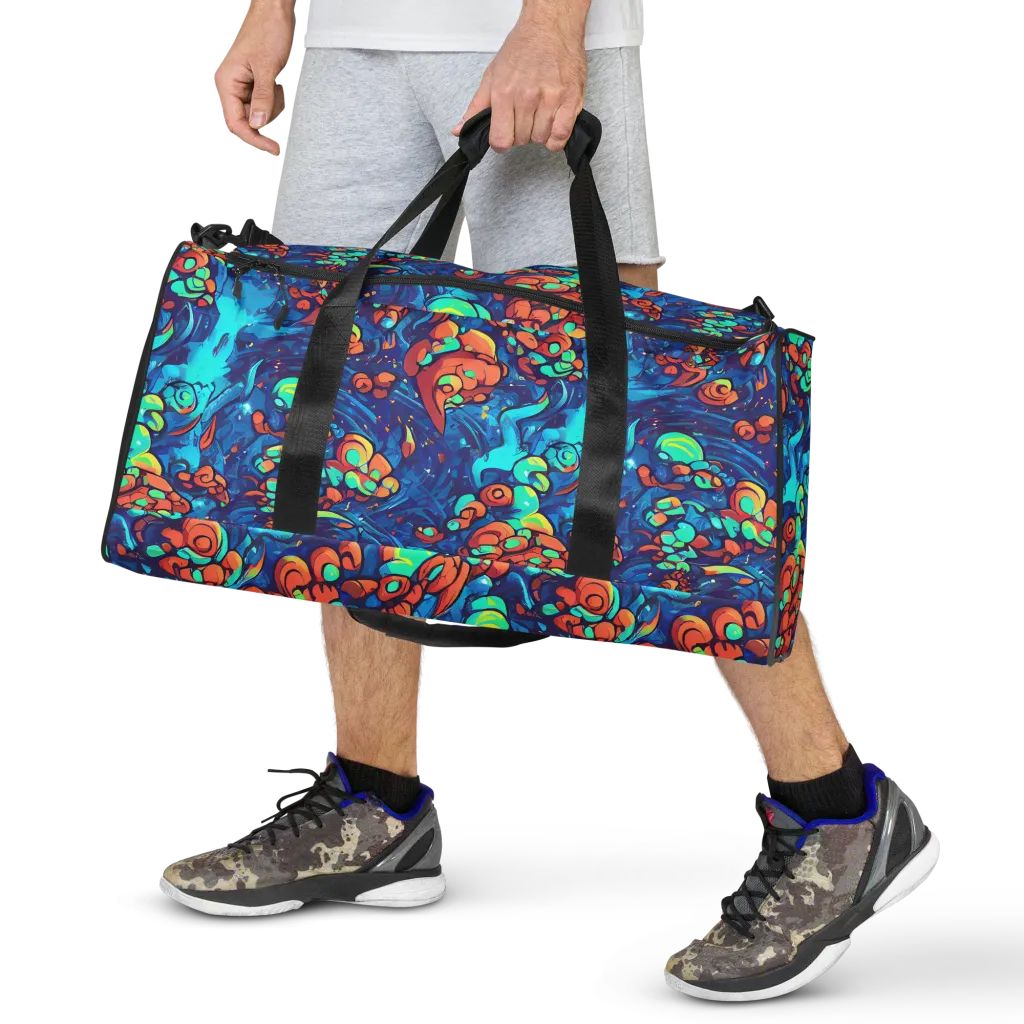 Vivid Submersion on Duffle Bag — Front