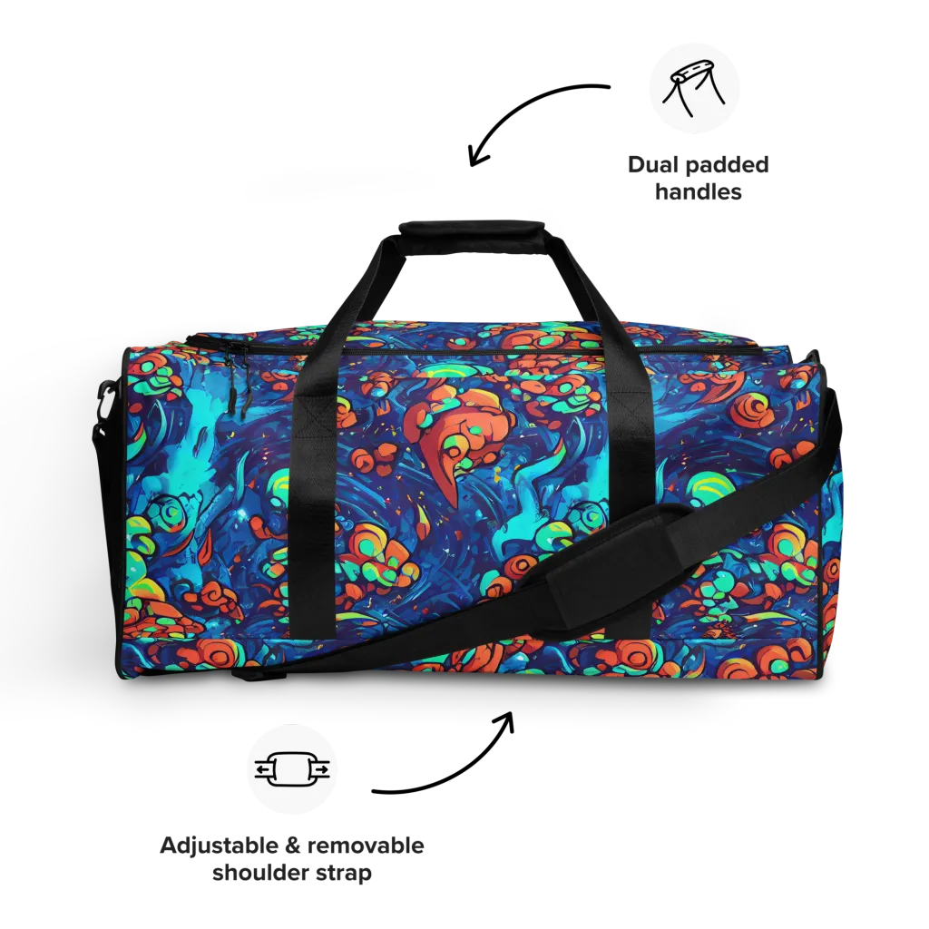 Vivid Submersion on Duffle Bag — Front