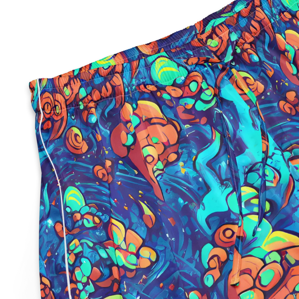 Vivid Submersion on Women's Pajama Shorts — Product details
