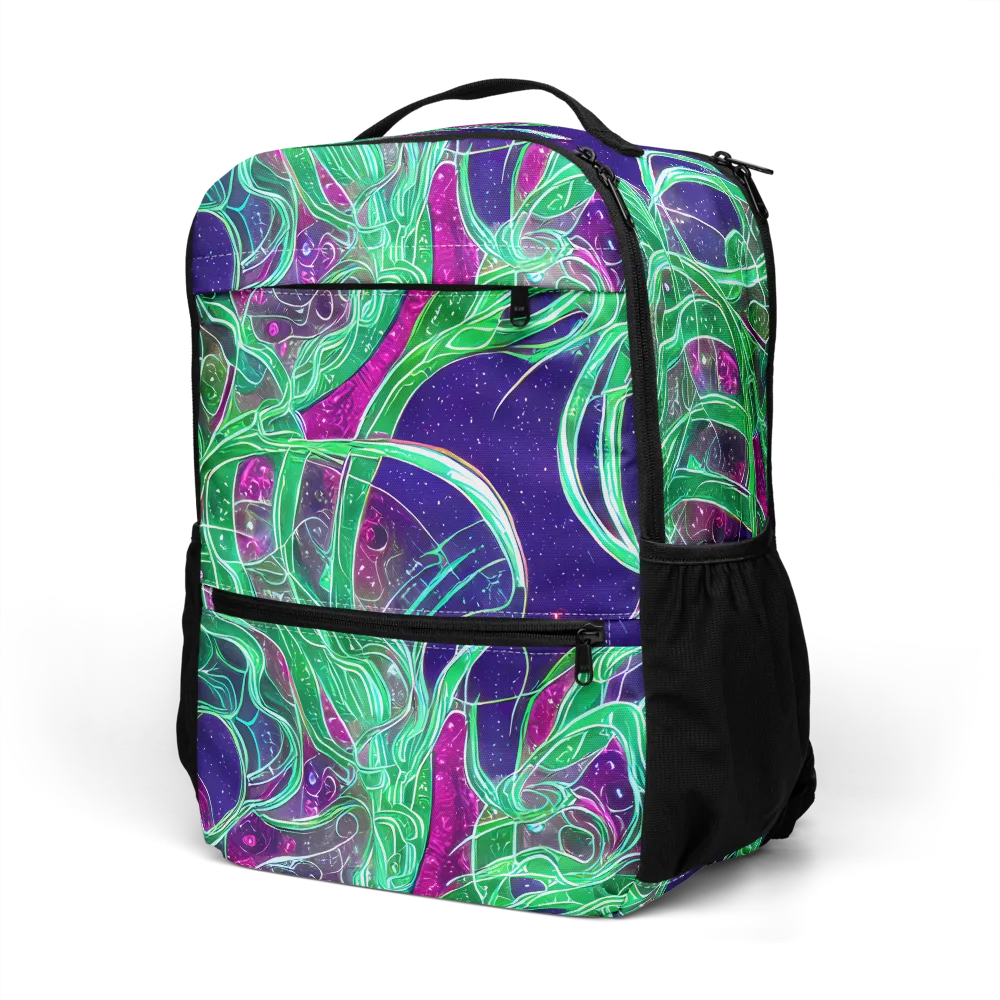 Emerald Starflow on Utility Backpack — Left Front