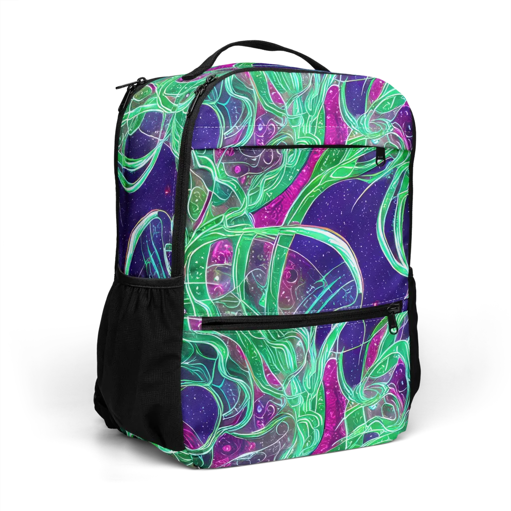 Emerald Starflow on Utility Backpack — Right Front