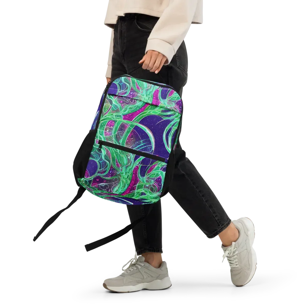 Emerald Starflow on Utility Backpack — Front