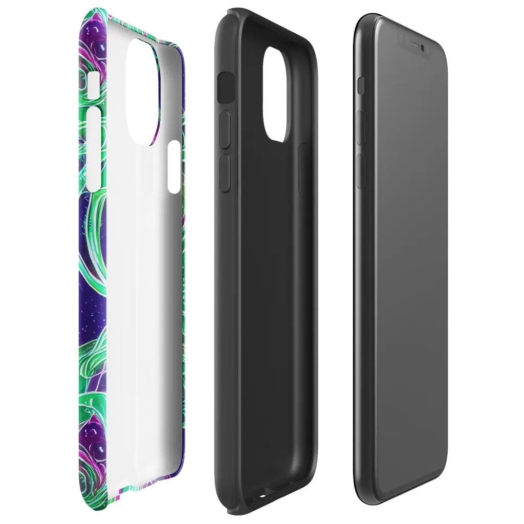 Emerald Starflow on Tough Case for iPhone® — Right