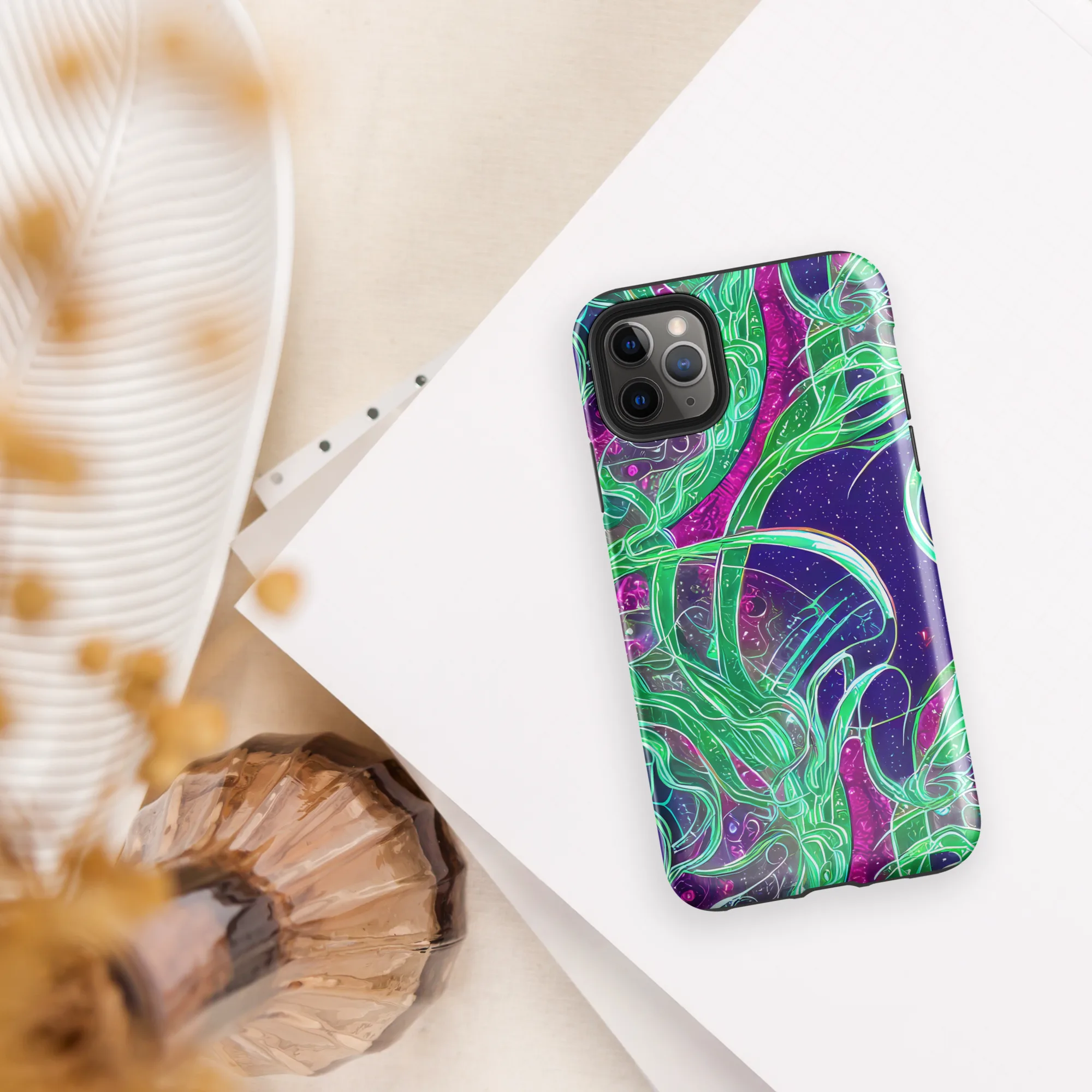 Emerald Starflow on Tough Case for iPhone® — Front