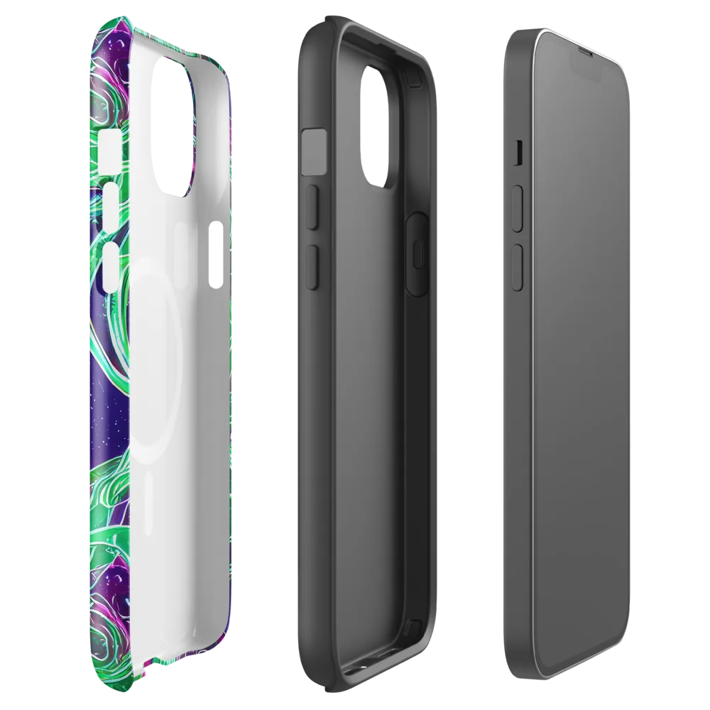 Emerald Starflow on MagSafe Tough Case for iPhone® — Front