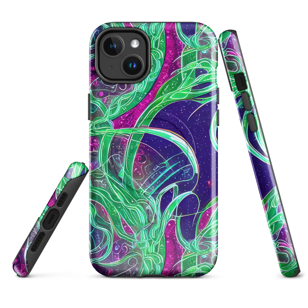 Emerald Starflow on MagSafe Tough Case for iPhone® — Front