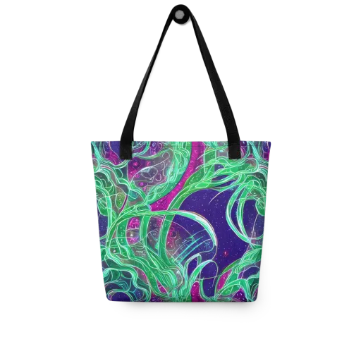 Emerald Starflow on a Tote Bag