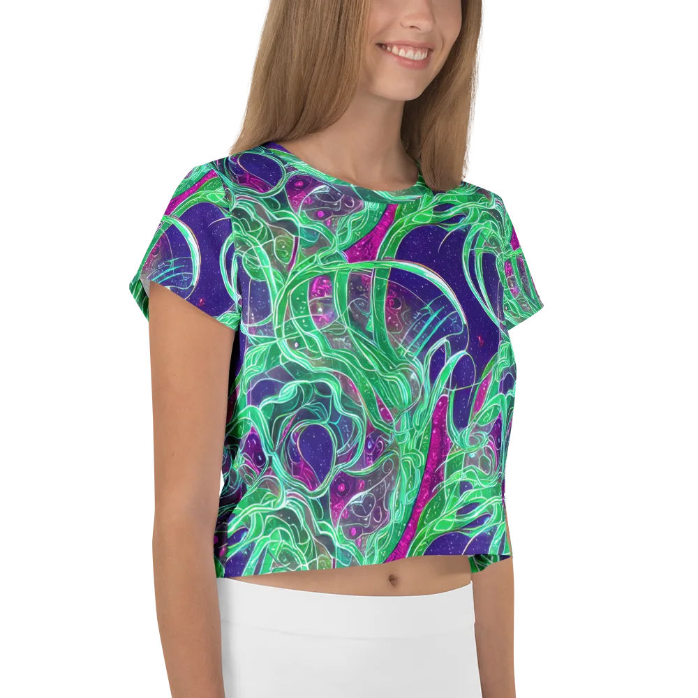 Emerald Starflow on Crop Tee — Right