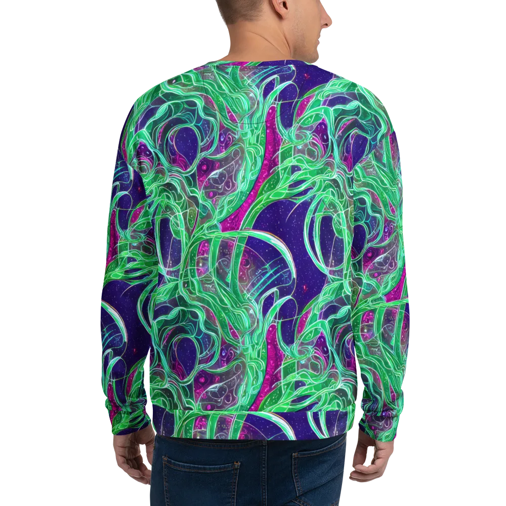 Emerald Starflow on Sweatshirt — Back