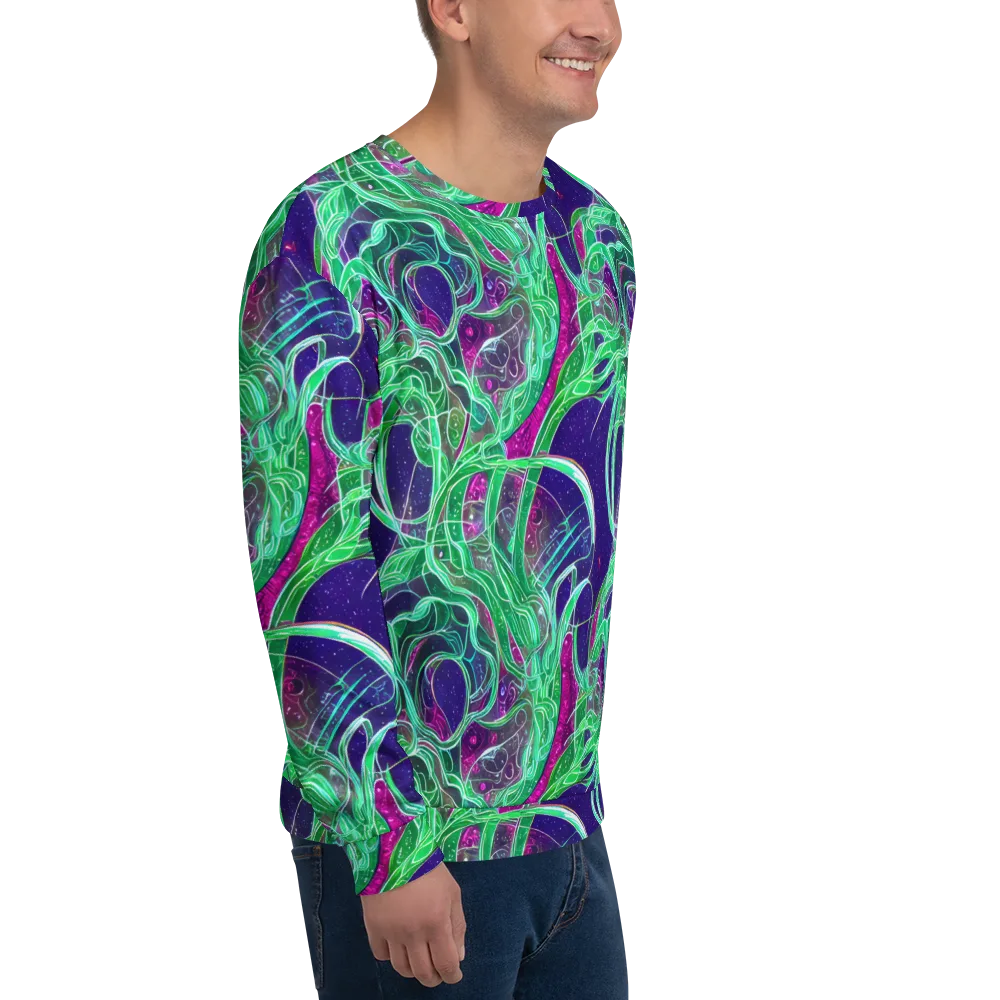 Emerald Starflow on Sweatshirt — Right Front