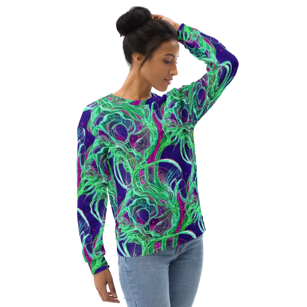 Emerald Starflow on Sweatshirt — Right Front