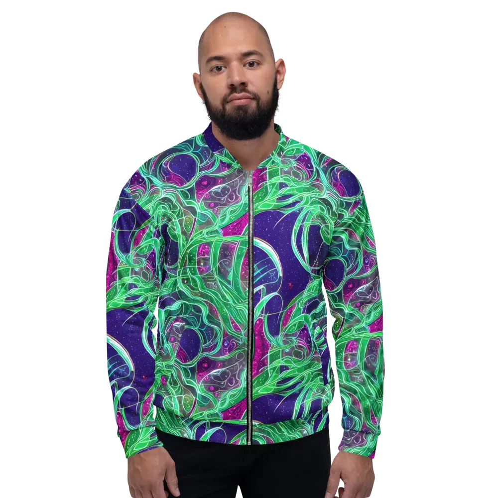 Emerald Starflow on Bomber Jacket — Front