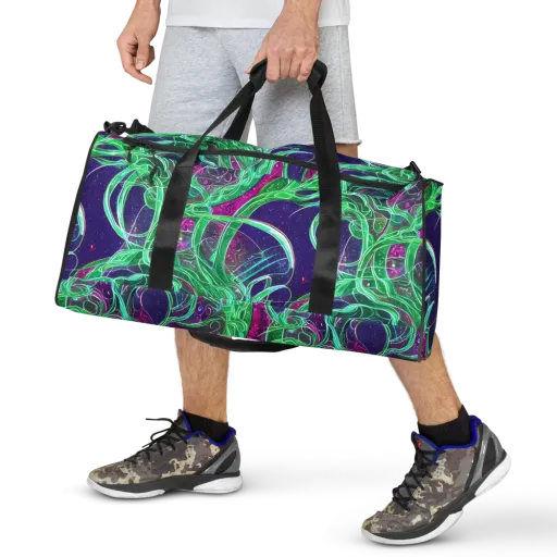 Emerald Starflow on a Duffle Bag