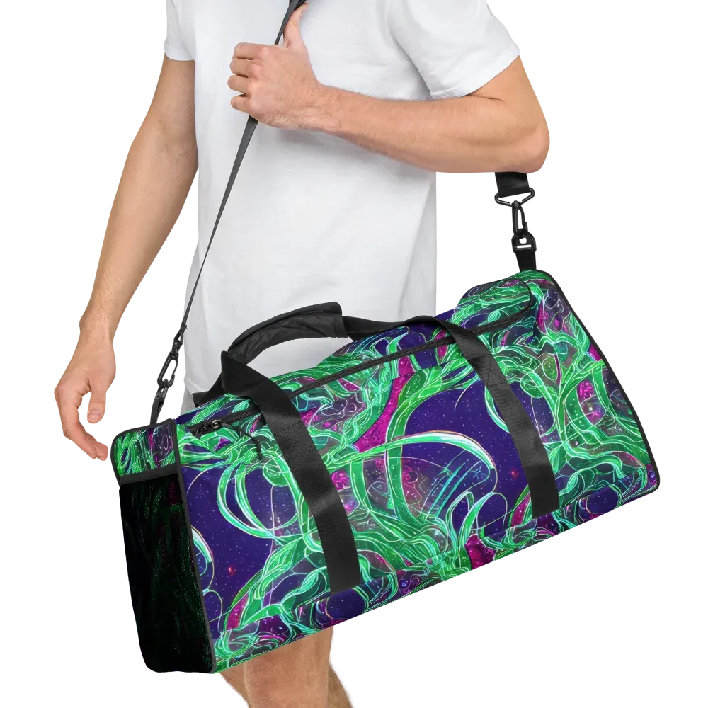 Emerald Starflow on Duffle Bag — Right Front