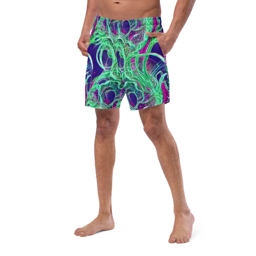 Emerald Starflow on Swim Trunks — Left Front