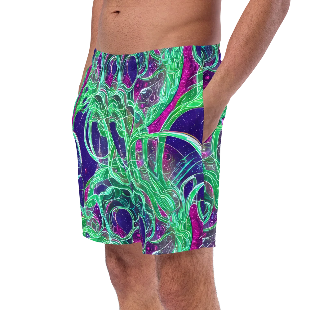 Emerald Starflow on Swim Trunks — Left Front