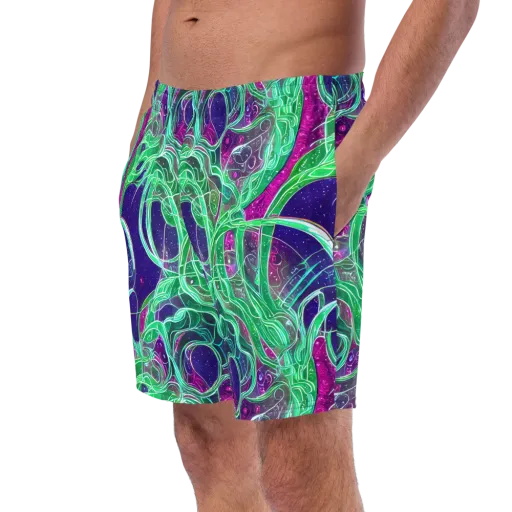 Emerald Starflow on a Swim Trunks