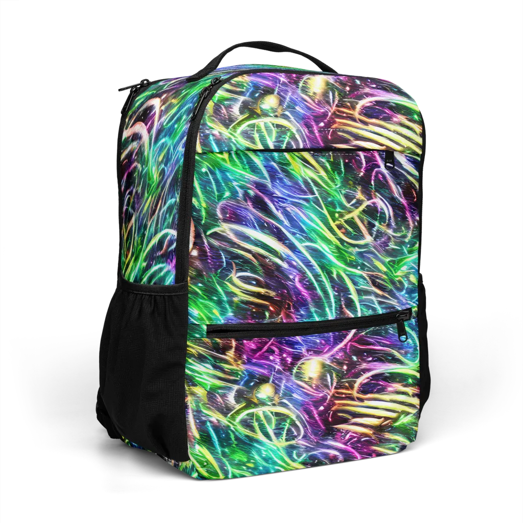 Nightglow Waves on Utility Backpack — Right Front