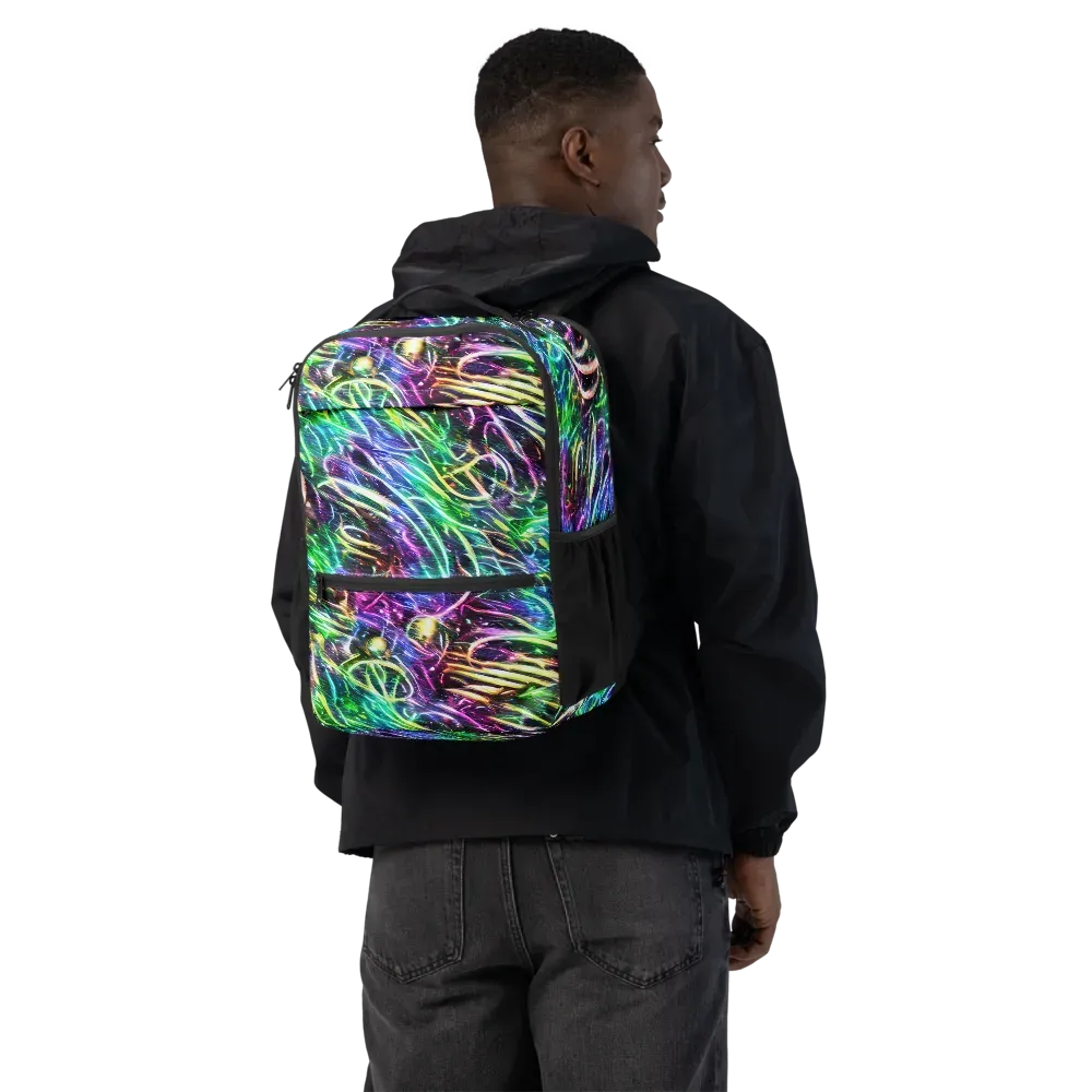 Nightglow Waves on Utility Backpack — Back