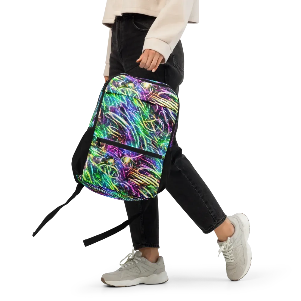 Nightglow Waves on Utility Backpack — Front