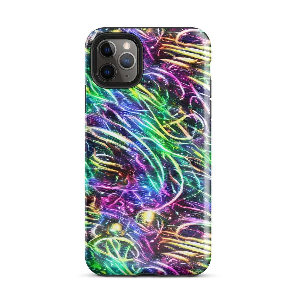 Nightglow Waves on Tough Case for iPhone® — Front