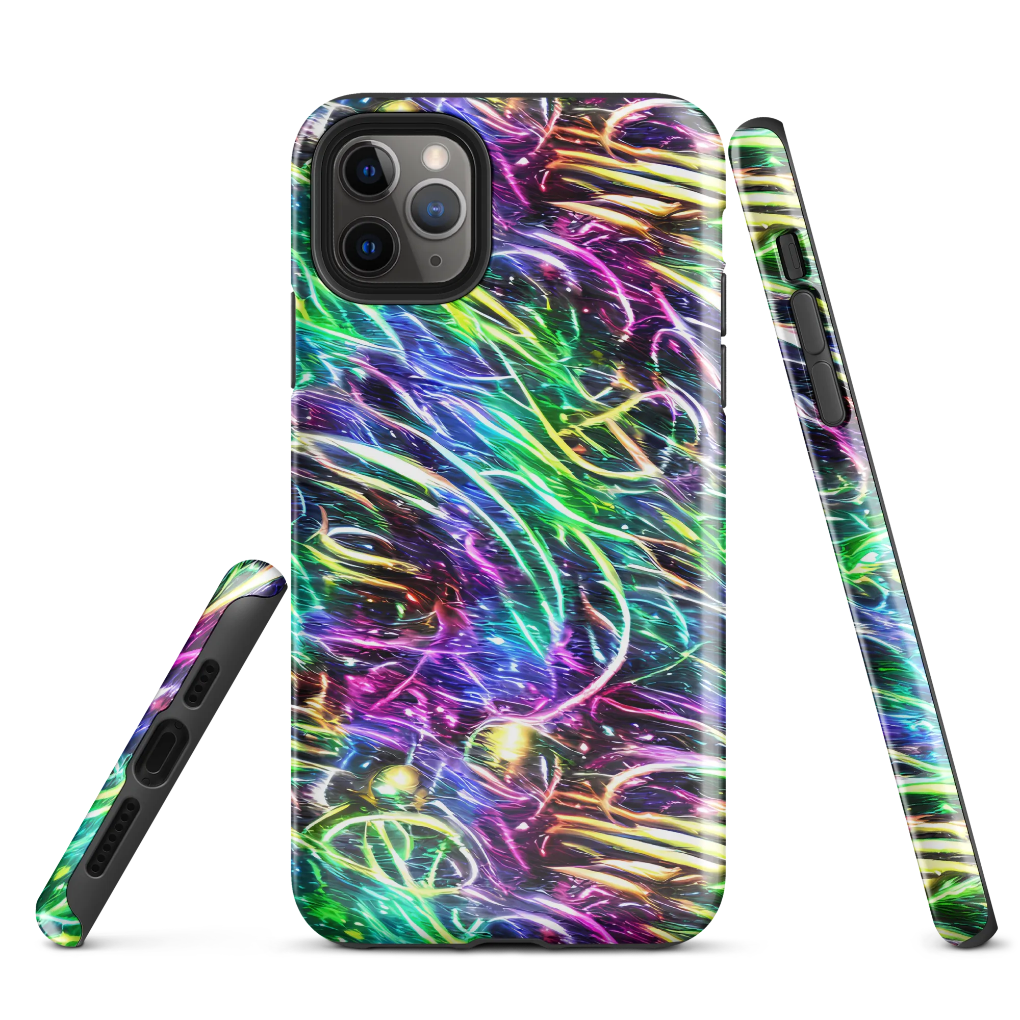 Nightglow Waves on Tough Case for iPhone® — Front