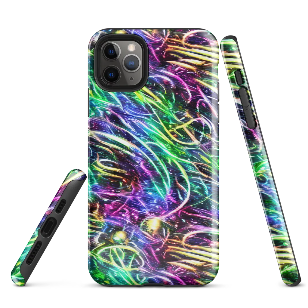 Nightglow Waves on Tough Case for iPhone® — Front