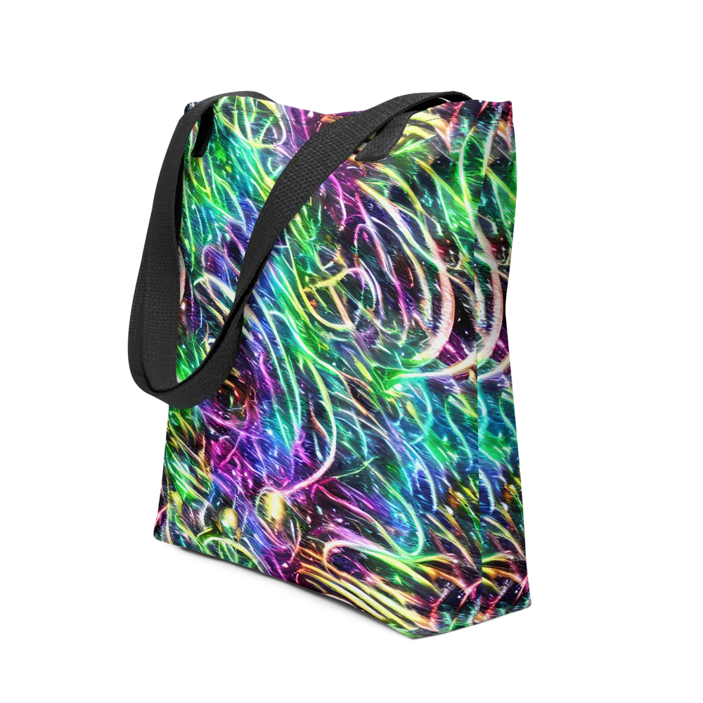 Nightglow Waves on Tote Bag — Front