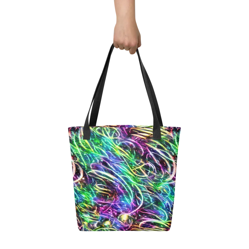 Nightglow Waves on Tote Bag — Front