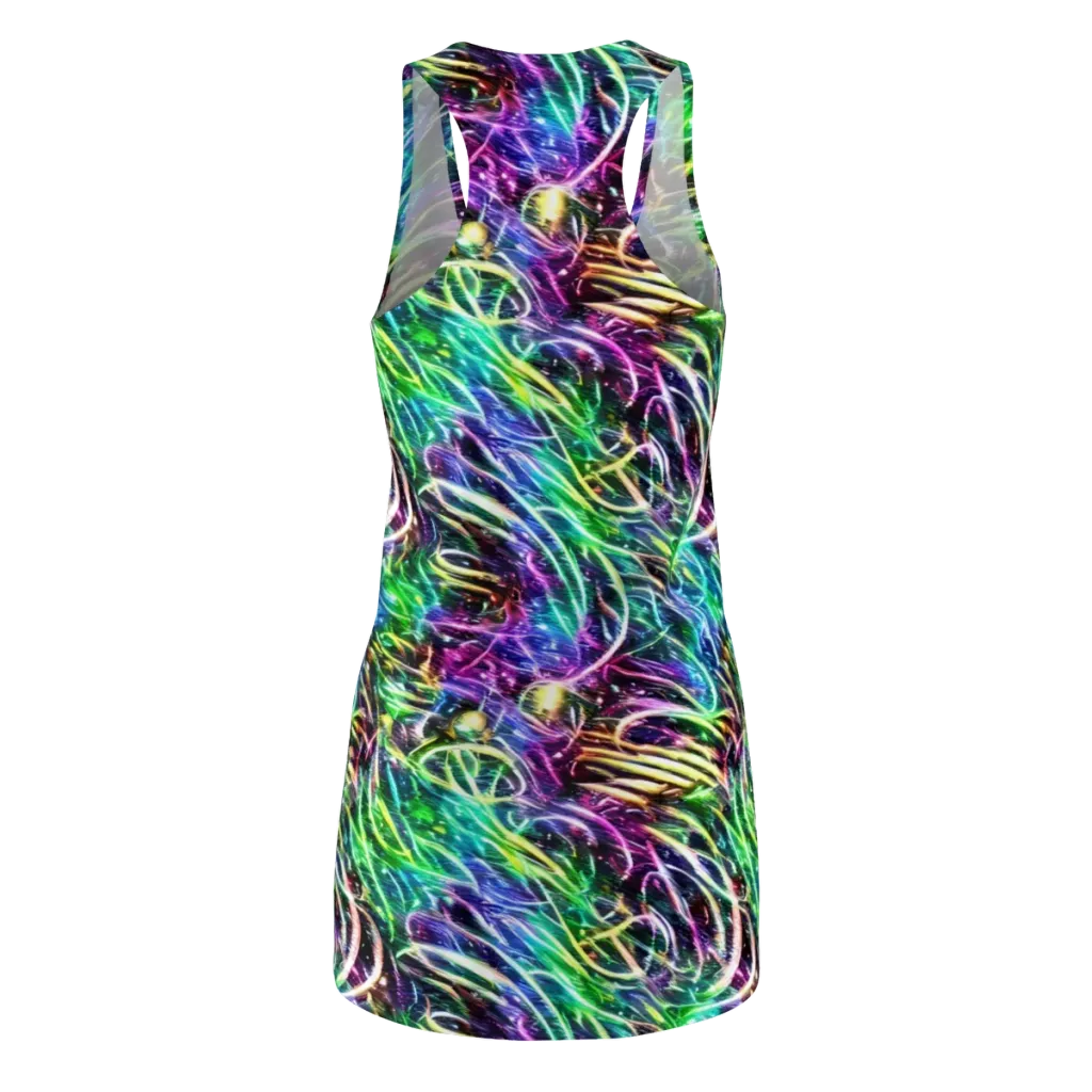 Nightglow Waves on Racerback Dress — Back