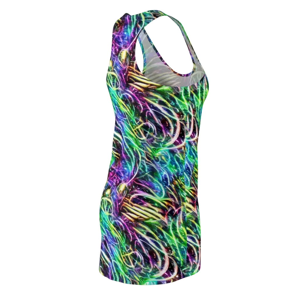 Nightglow Waves on Racerback Dress — Back Side