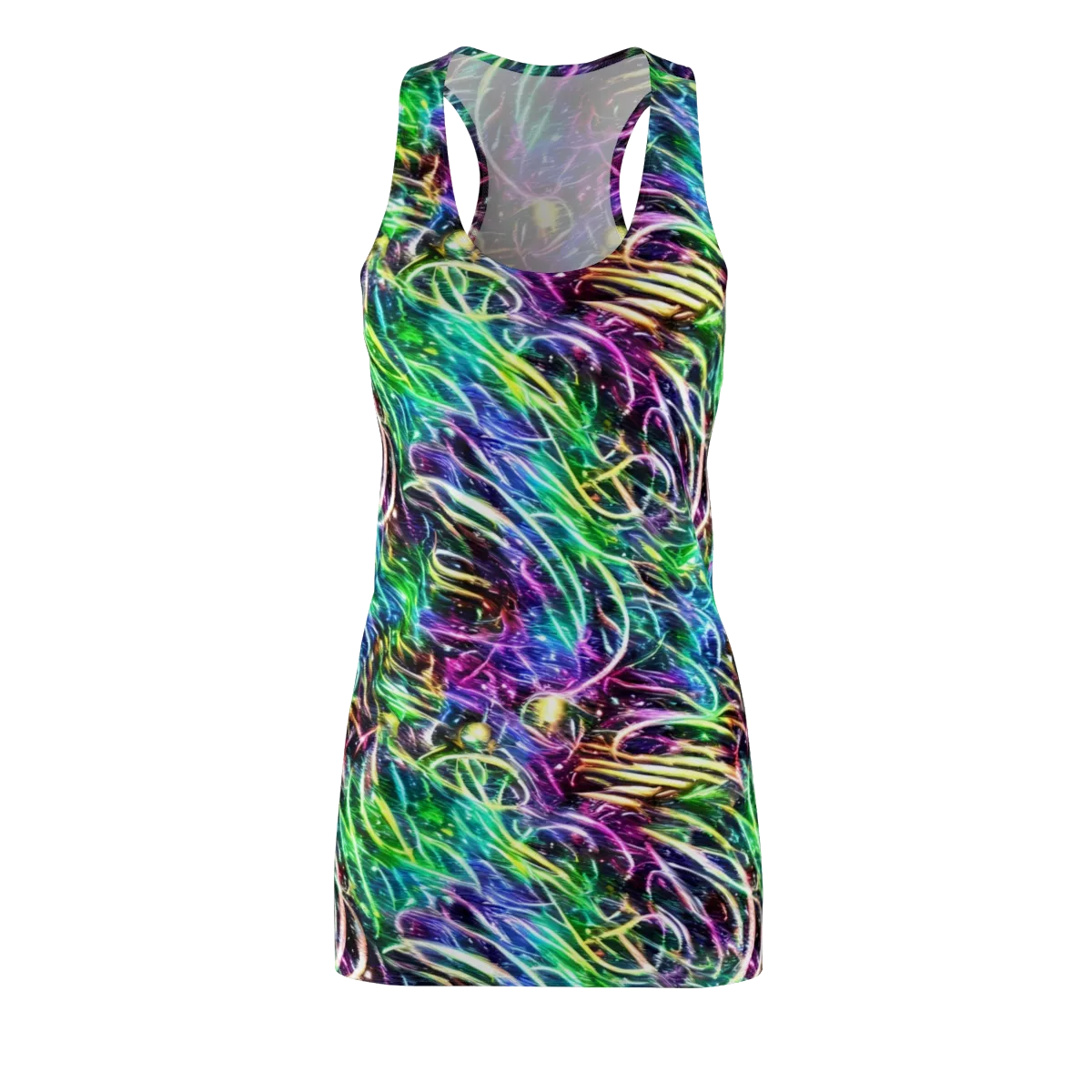 Nightglow Waves on Racerback Dress — Front