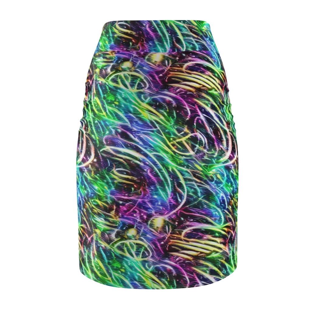 Nightglow Waves on Pencil Skirt — Back