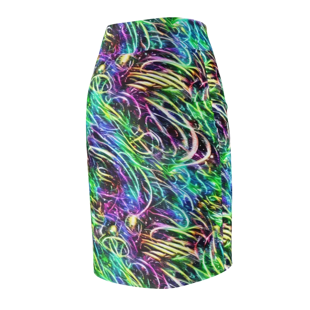 Nightglow Waves on Pencil Skirt — Back Side
