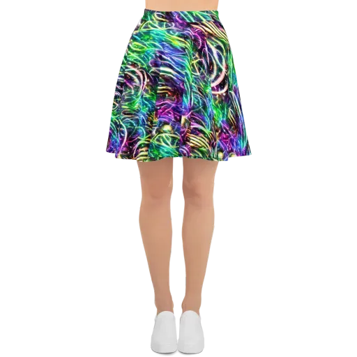 Nightglow Waves on a Skater Skirt