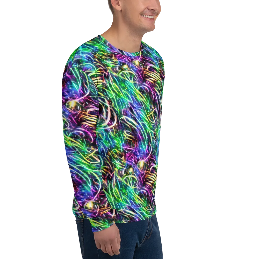 Nightglow Waves on Sweatshirt — Right Front