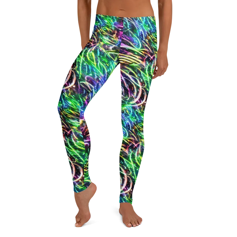 Nightglow Waves on Leggings — Front