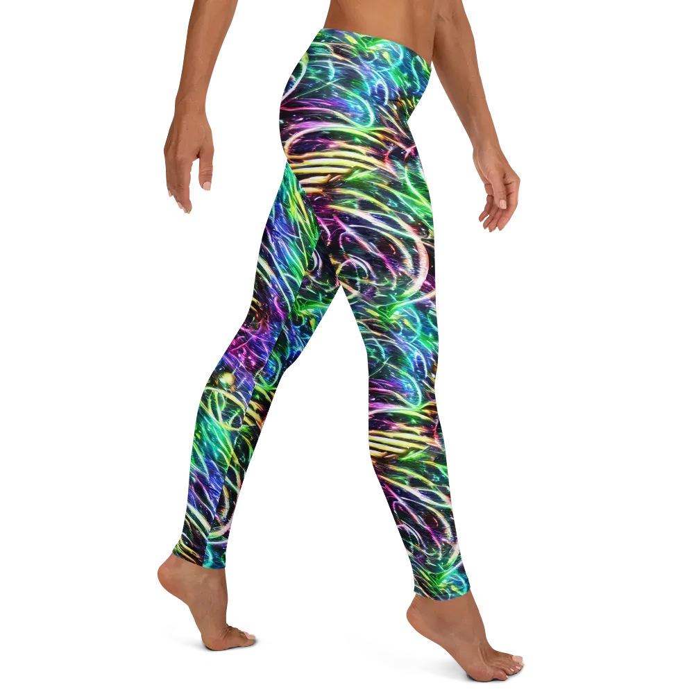 Nightglow Waves on Leggings — Right