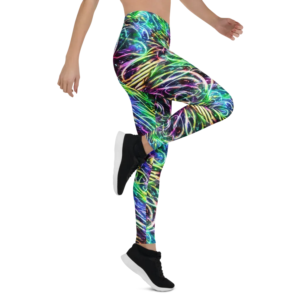 Nightglow Waves on Leggings — Right