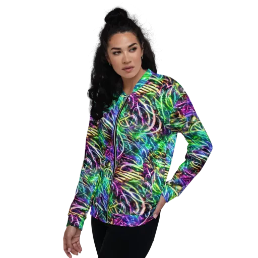 Nightglow Waves on a Bomber Jacket