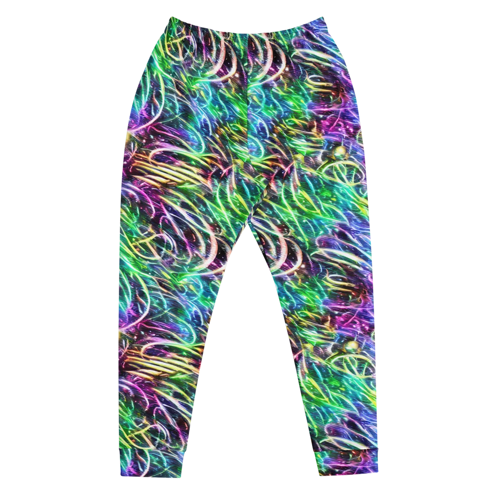 Nightglow Waves on Men's Joggers — Front