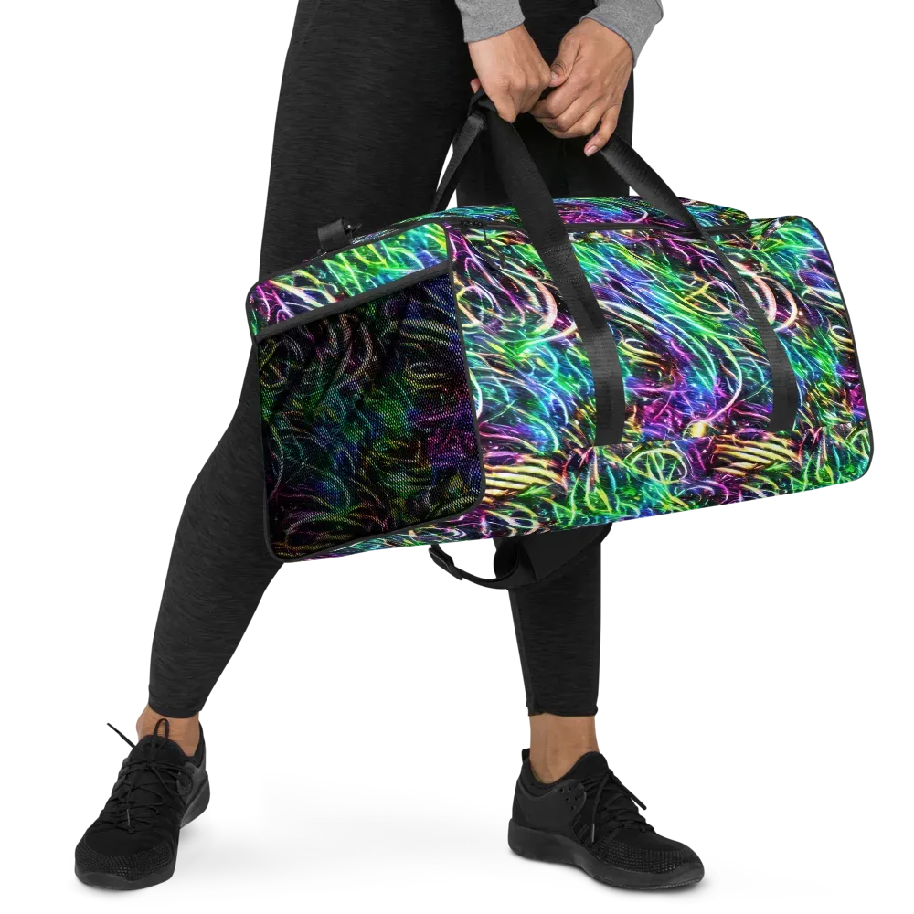 Nightglow Waves on Duffle Bag — Right Front