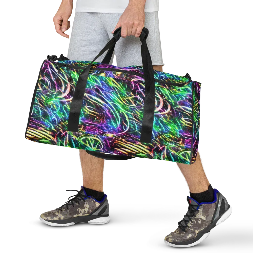 Nightglow Waves on Duffle Bag — Front