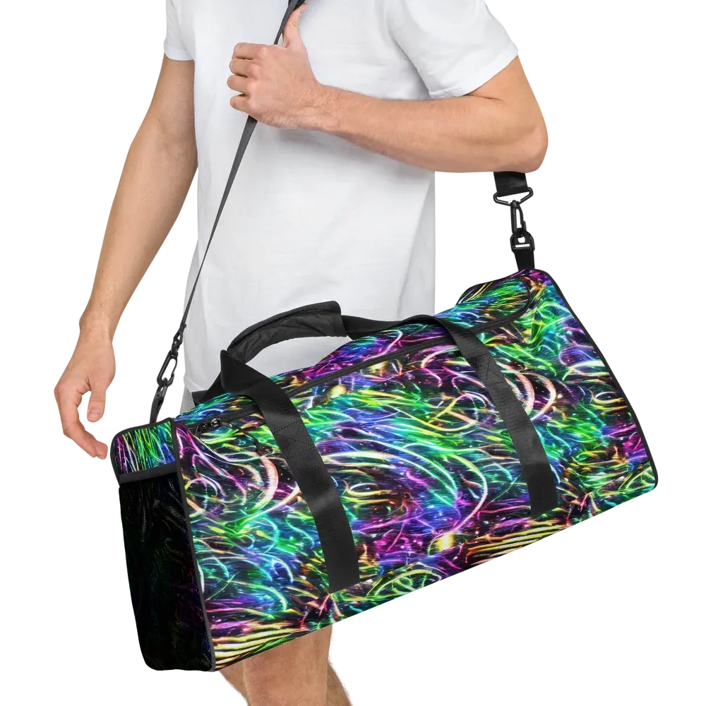 Nightglow Waves on Duffle Bag — Right Front