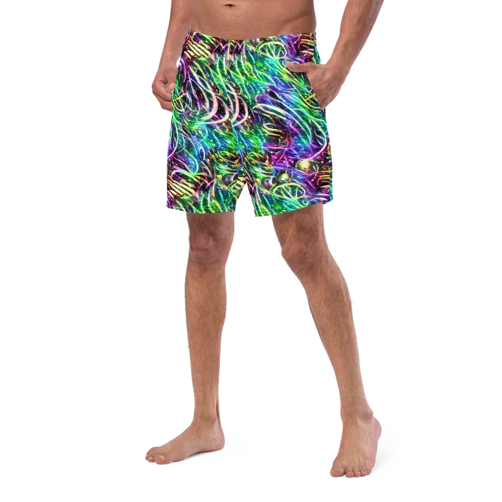 Nightglow Waves on Swim Trunks — Left Front
