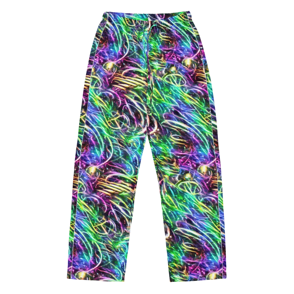Nightglow Waves on Women's Pajama Pants — Front