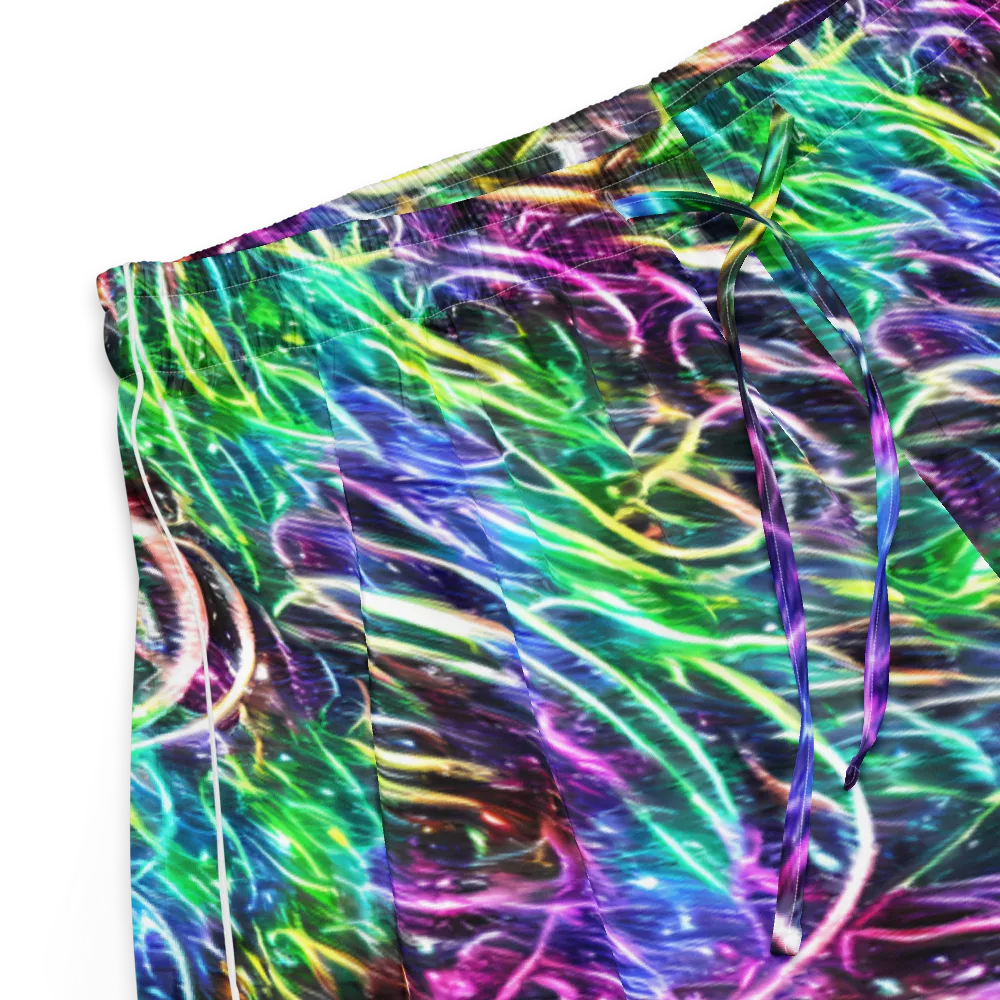 Nightglow Waves on Women's Pajama Shorts — Product details