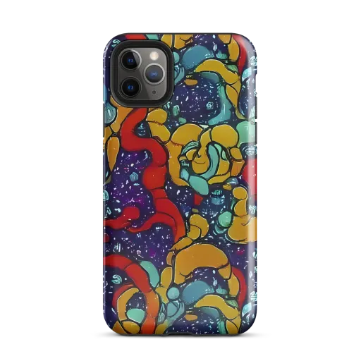 Cosmic Colorfall on a Tough Case for iPhone®
