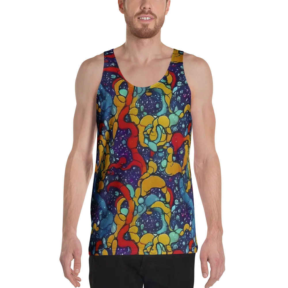 Cosmic Colorfall on Men's Tank Top — Front